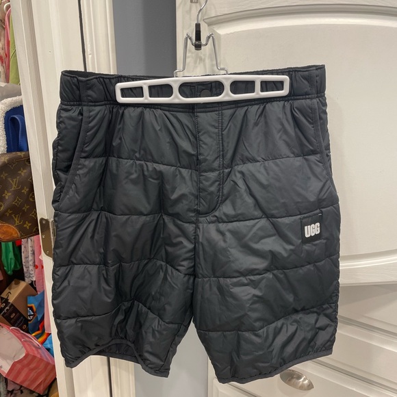 UGG Men's navy Quilted Shorts - Picture 1 of 5